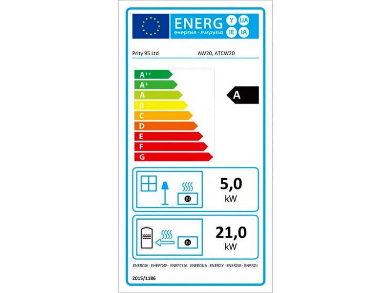 Prity - Kamineinsatz mit Warmwasser-Wärmetauscher PRITY ATC W20 - LÍBI ELEKTRO