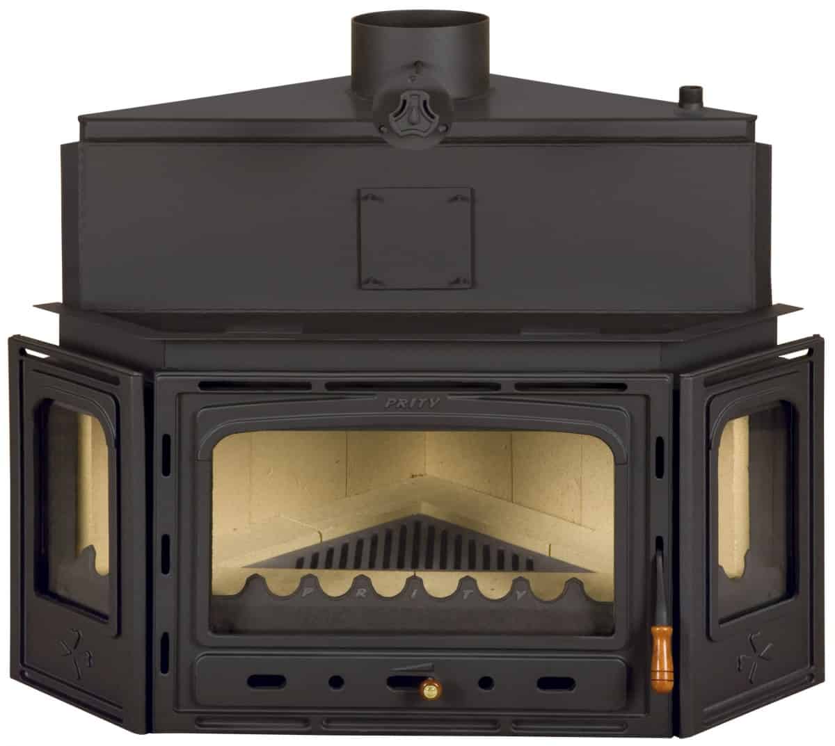 Prity - Kamineinsatz mit Warmwasser-Wärmetauscher PRITY ATC W20 - LÍBI ELEKTRO