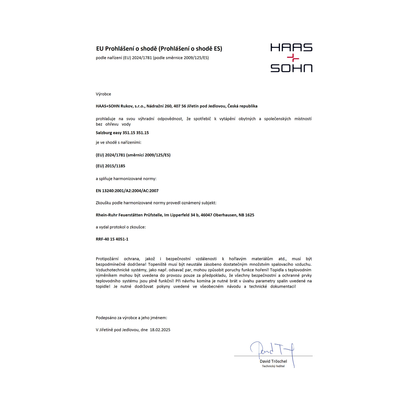 HAAS+SOHN - Kaminofen HAAS+SOHN SALZBURG - I LOVE ELEKTRO