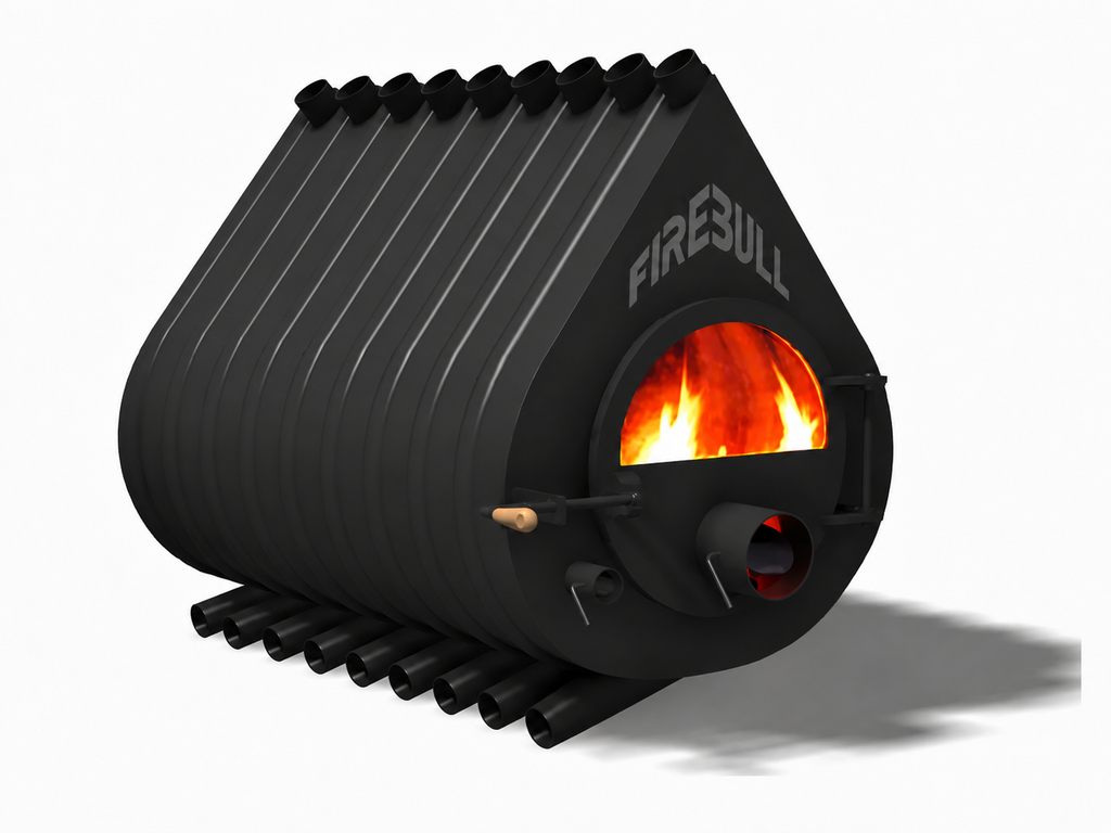Firebull – Heißluftofen FIREBULL S16, Glastür, Türanschlag links, schwarzes Logo – LÍBI ELEKTRO