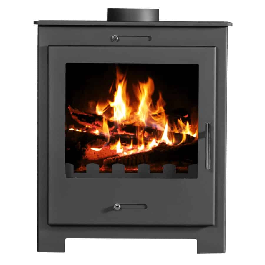 Victoria - Kaminofen mit Wärmetauscher VICTORIA Nero Lux B - LÍBI ELEKTRO