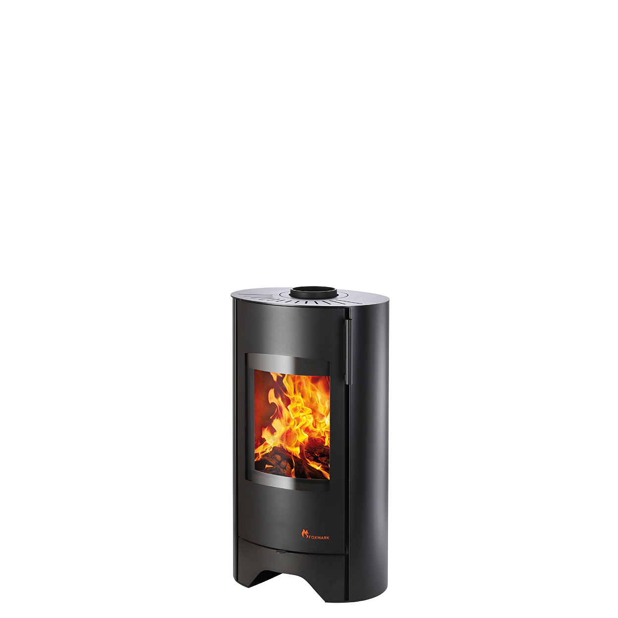Foxmark – Kaminofen GLOW, Schwarz – LÍBI ELEKTRO