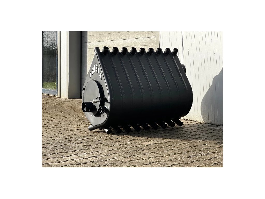 Firebull – Heißluftofen FIREBULL S18, Volltür, links angeschlagen, schwarzes Logo – LÍBI ELEKTRO