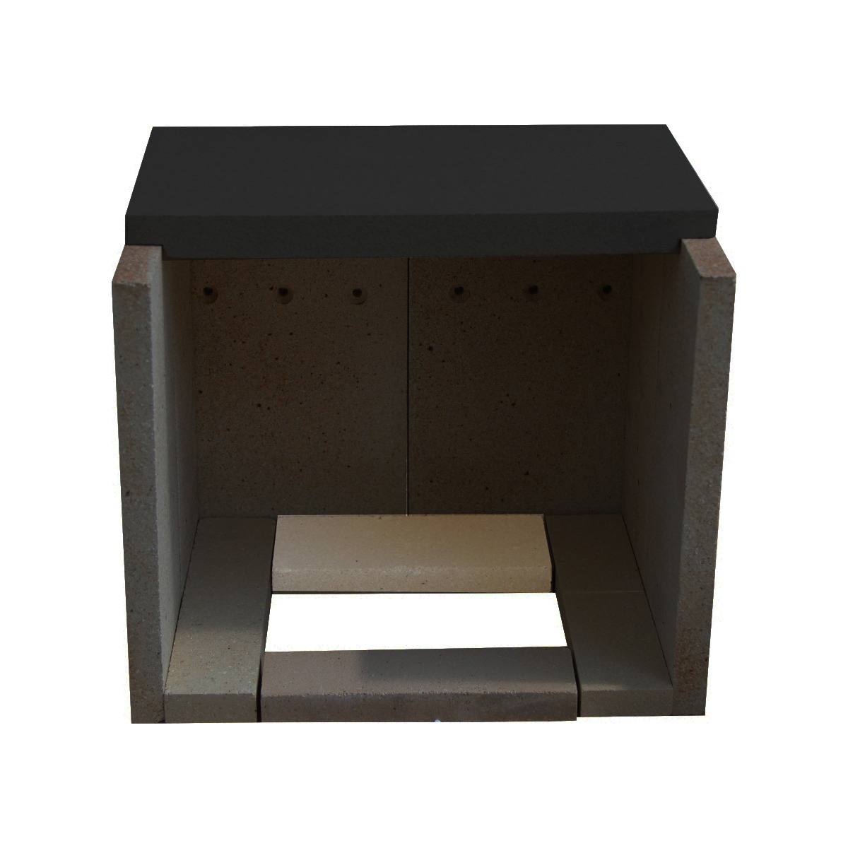 THORMA - Accessoires THORMA BORGHOLM / LOHOLM 2016 – unterer hinterer Schamottestein 225 × 60 × 25 mm - LÍBI ELEKTRO