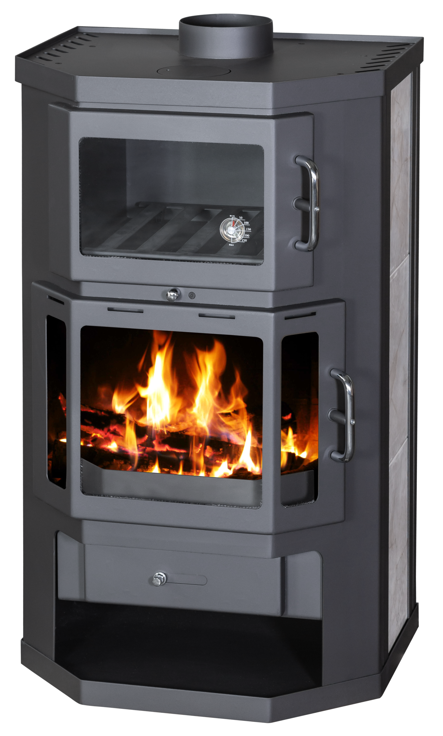 Victoria - Kaminofen mit Backofen VICTORIA Taro F - LÍBI ELEKTRO
