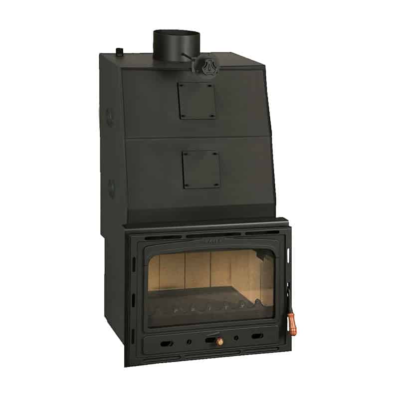Prity - Kamineinsatz mit Warmwasser-Wärmetauscher PRITY C W35 - LÍBI ELEKTRO