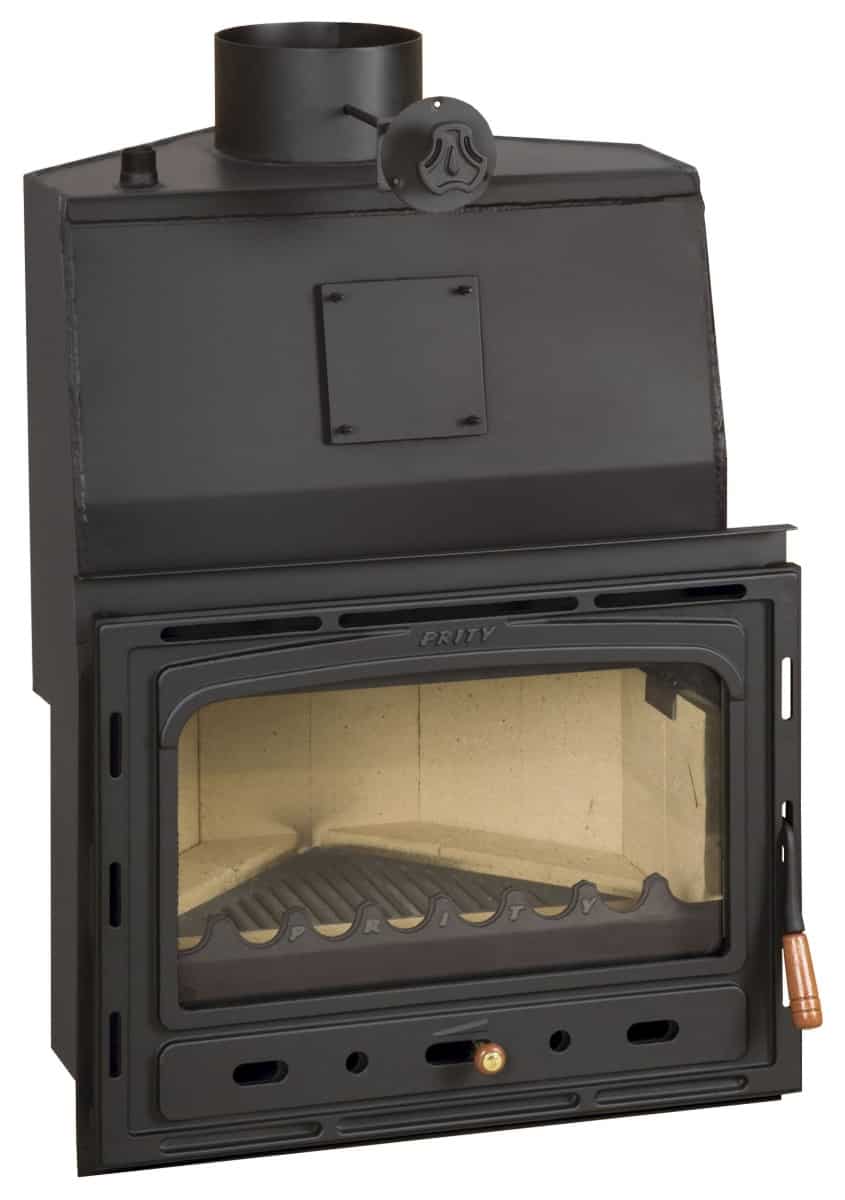 Prity - Kamineinsatz mit Warmwasser-Wärmetauscher PRITY AC W20 - LÍBI ELEKTRO
