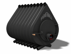 Firebull – Heißluftofen FIREBULL S18, Volltür, links angeschlagen, schwarzes Logo – LÍBI ELEKTRO
