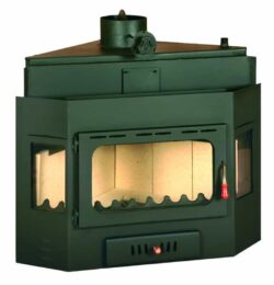 Prity - Kamineinsatz mit Warmwasser-Wärmetauscher PRITY A W20 - LÍBI ELEKTRO