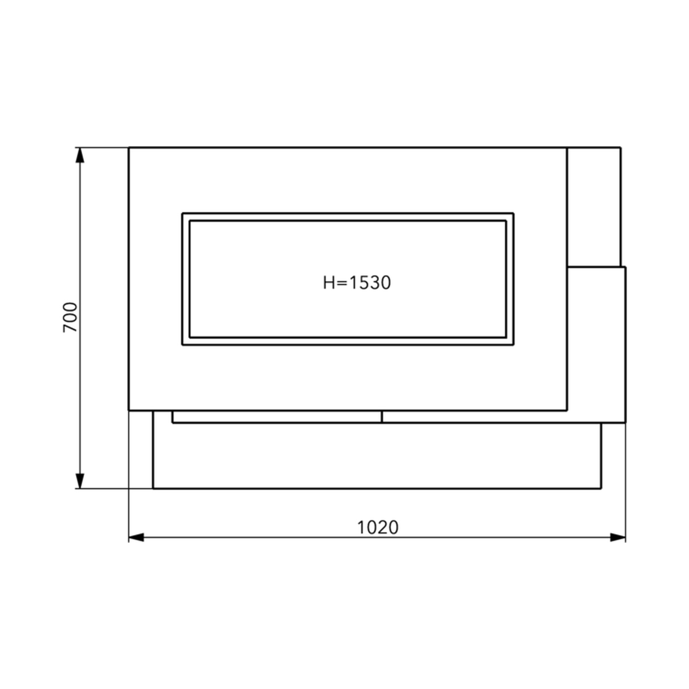 HAAS+SOHN - Kamineinsätze HAAS+SOHN Kaminbausatz ASCIM II - LÍBI ELEKTRO