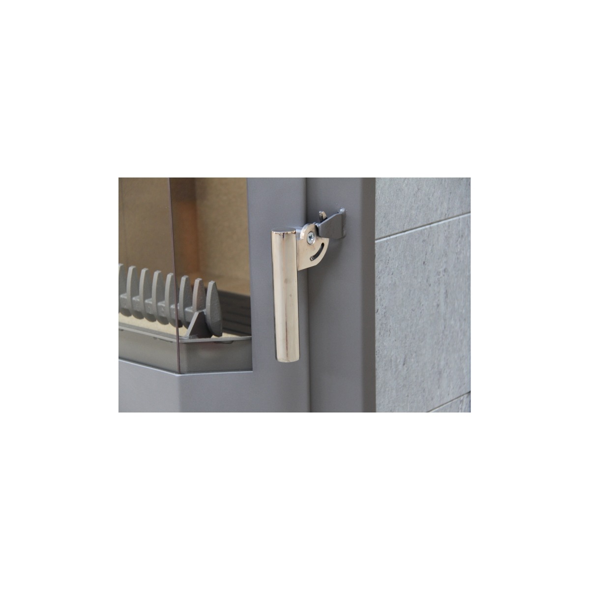 THORMA – Kaminofen THORMA FRANKFURT, grau – LÍBI ELEKTRO