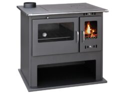Victoria - Festbrennstoffofen VICTORIA Viki Lux, links - LÍBI ELEKTRO