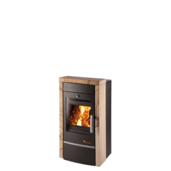 Foxmark – VISBY II Kaminofen mit Wärmetauscher, Woodstone – LÍBI ELEKTRO