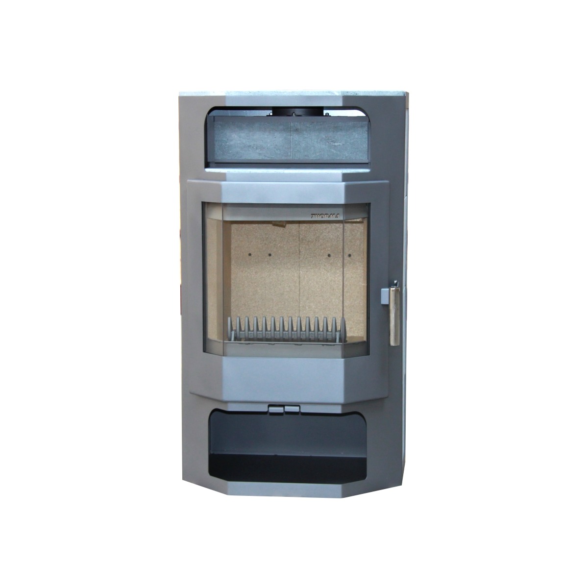 THORMA – Kaminofen THORMA FRANKFURT, grau – LÍBI ELEKTRO