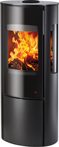 Foxmark – Kaminofen FENIX, Schwarz – LÍBI ELEKTRO