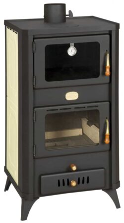 Prity - Kaminofen mit Backofen und Wärmetauscher PRITY FG W18 R - LÍBI ELEKTRO