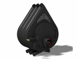 Firebull – Heißluftofen FIREBULL S6, Volltür, links angeschlagen, schwarzes Logo – LÍBI ELEKTRO