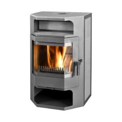 THORMA – Kaminofen THORMA FRANKFURT, grau – LÍBI ELEKTRO