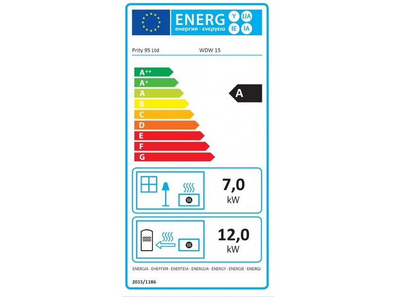 Prity - Kaminofen mit Warmwassertauscher PRITY WD W15 - LÍBI ELEKTRO
