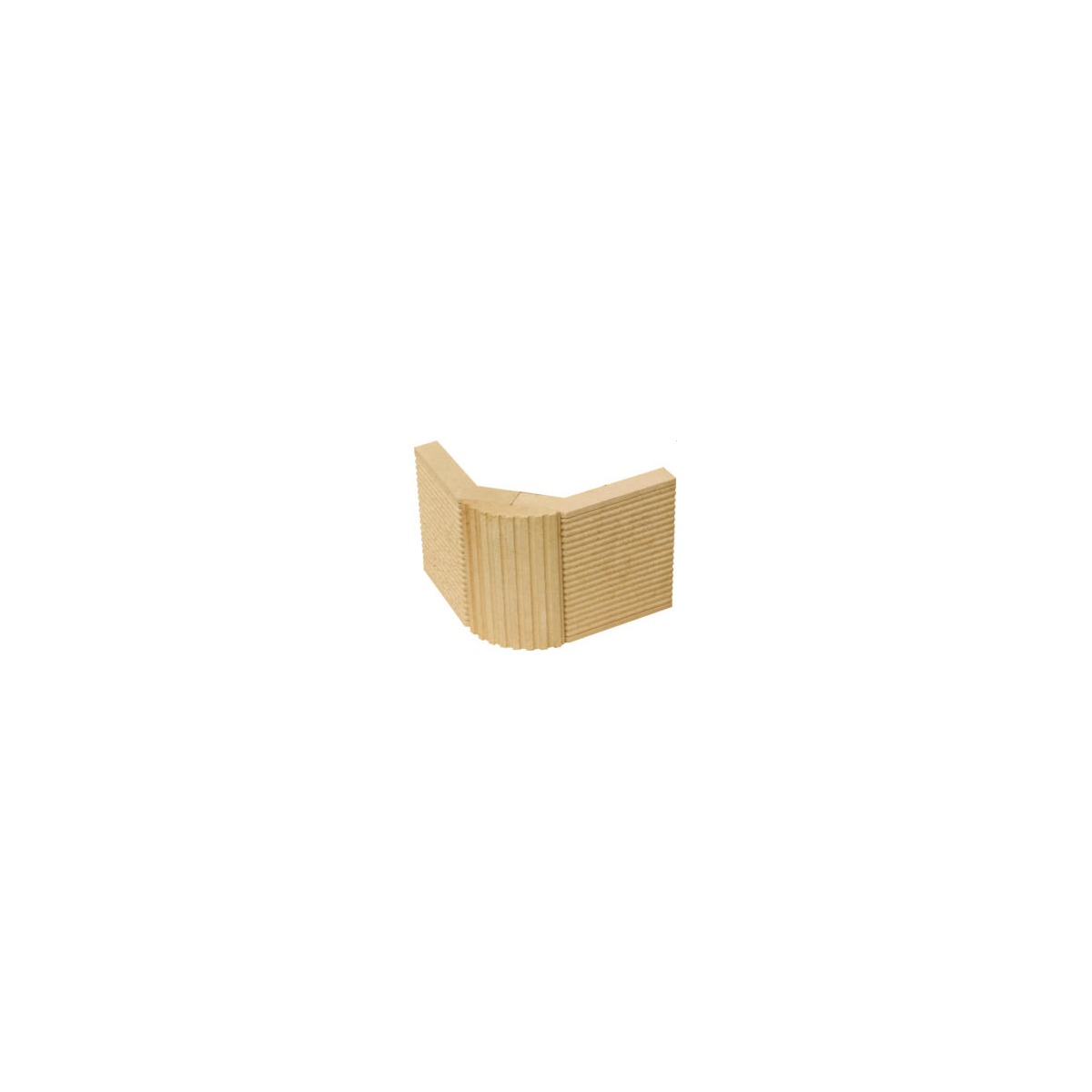 THORMA - Zubehör THORMA Corner R625 125 × 125 × 250 – AKUMOL40-RA625 – abgerundete Ecke - LÍBI ELEKTRO