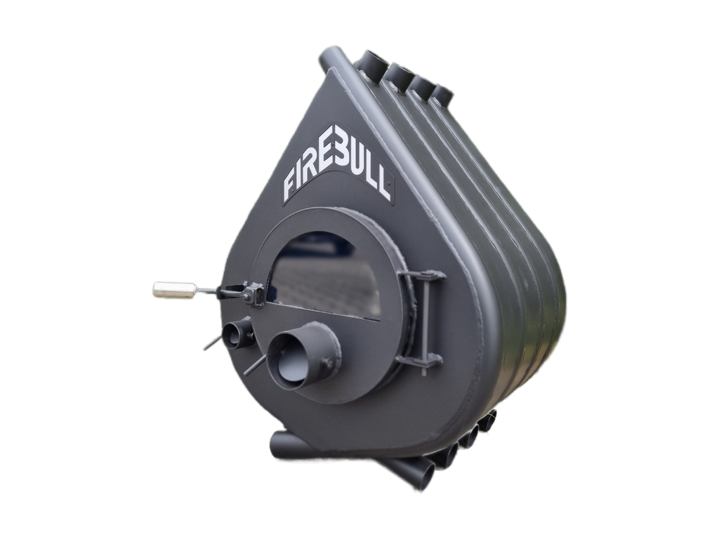 Firebull – Heißluftofen FIREBULL S8, Glastür, Türanschlag links, schwarzes Logo – LÍBI ELEKTRO