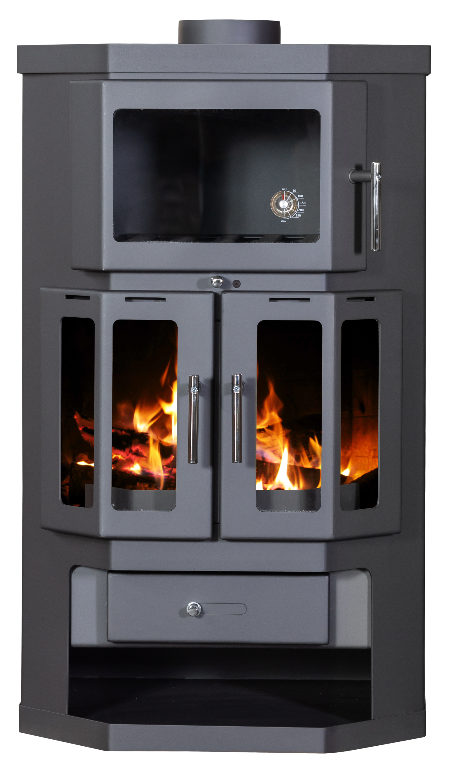 Victoria - Kaminofen mit Backofen VICTORIA Taro 2F - LÍBI ELEKTRO