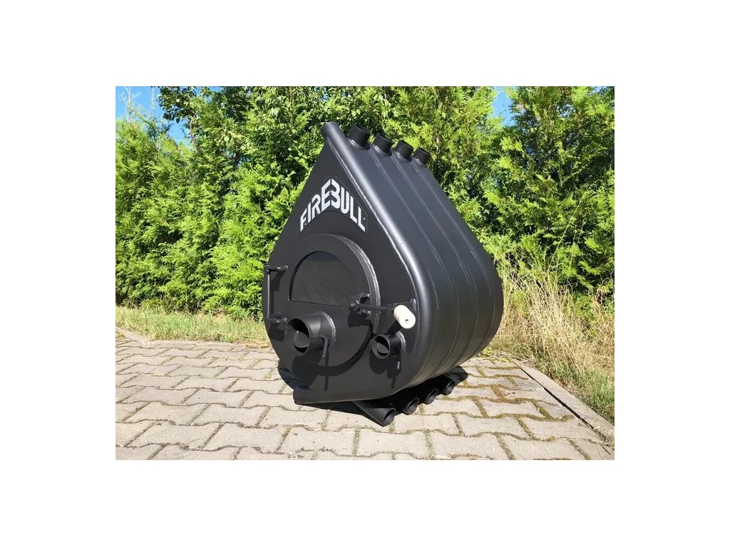Firebull – Heißluftofen FIREBULL S8, Glastür, Türanschlag links, schwarzes Logo – LÍBI ELEKTRO