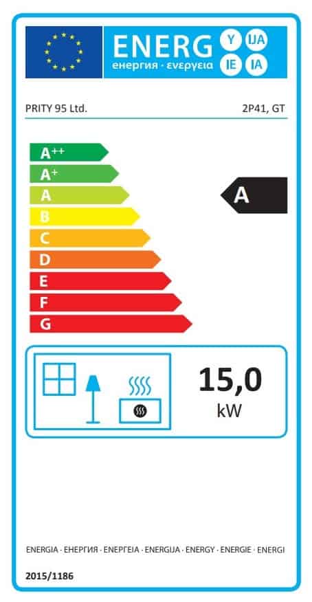 Prity - Festbrennstoffofen PRITY GT FI S DR, Edelstahlbackofen, bordeauxrot, rechts - LÍBI ELEKTRO