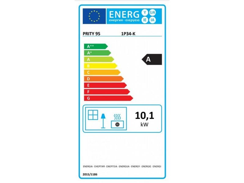 Prity - Festbrennstoff-Kachelofen PRITY 1P34-K MARO, braun - LÍBI ELEKTRO
