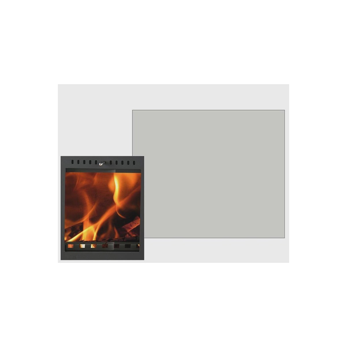 THORMA - Zubehör THORMA Glass 327 × 275 × 4 mm für BORGHOLM, ALBA, BASEL und SKAL - LÍBI ELEKTRO