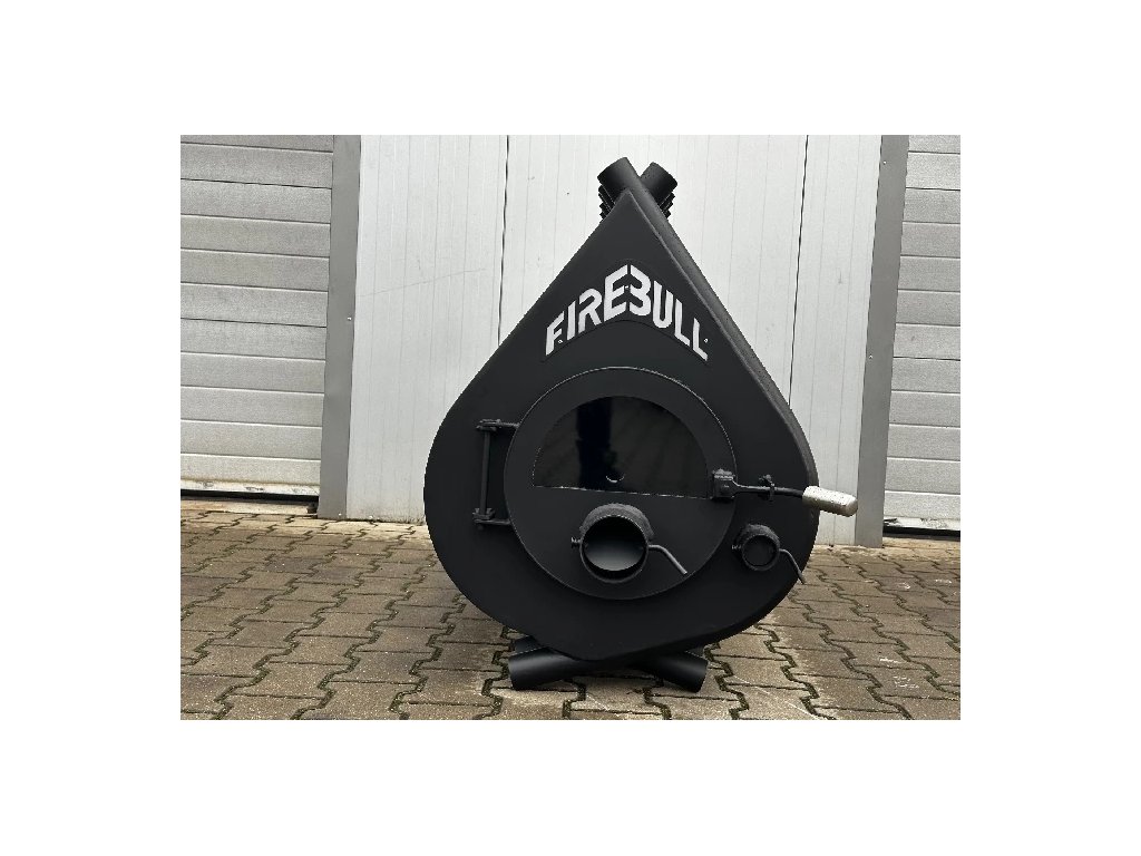 Firebull – Heißluftofen FIREBULL S16, Glastür, Türanschlag links, schwarzes Logo – LÍBI ELEKTRO