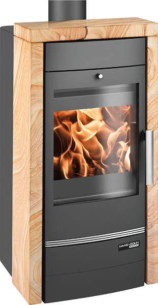 Foxmark – VISBY II Kaminofen mit Wärmetauscher, Woodstone – LÍBI ELEKTRO