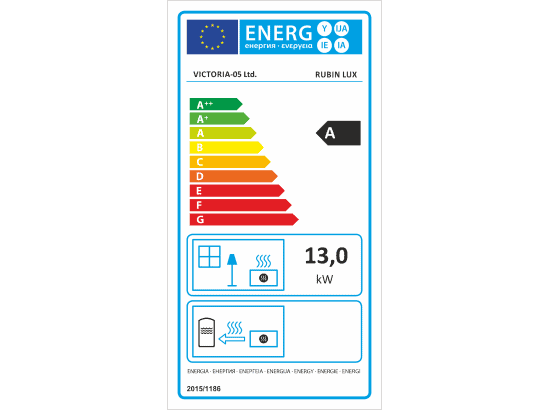 Victoria - Kaminofen VICTORIA Rubin Lux, Elfenbein - LÍBI ELEKTRO