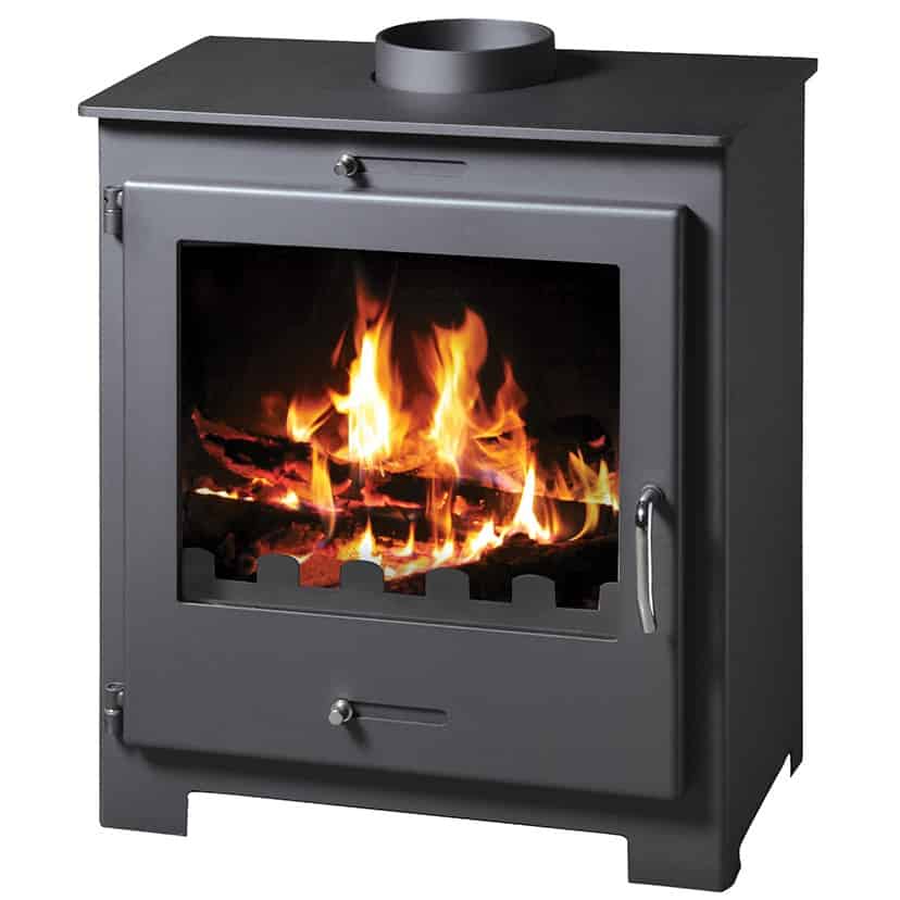 Victoria - Kaminofen mit Wärmetauscher VICTORIA Nero Lux B - LÍBI ELEKTRO