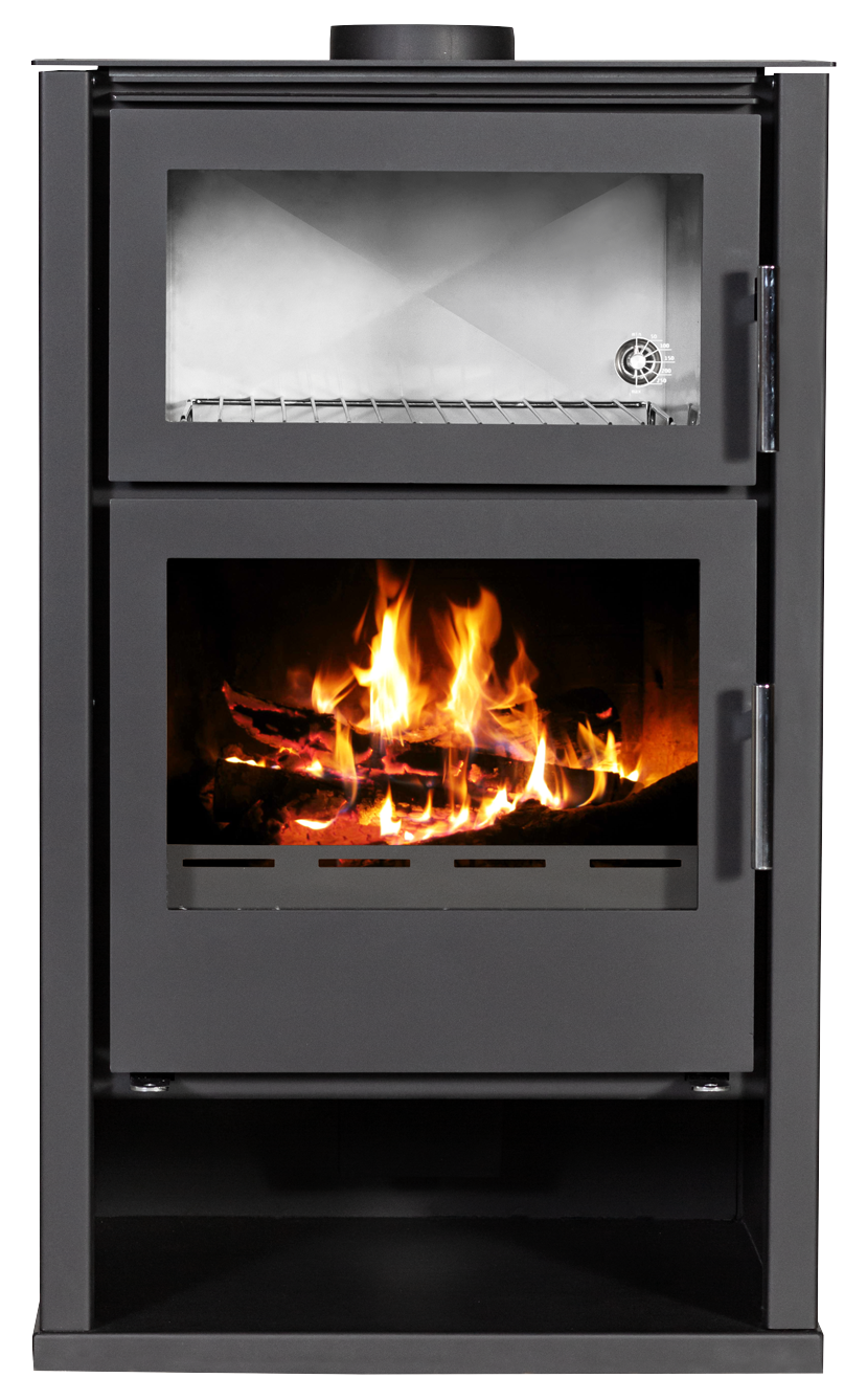 Victoria - Kaminofen mit Backofen VICTORIA Modena F-w - LÍBI ELEKTRO