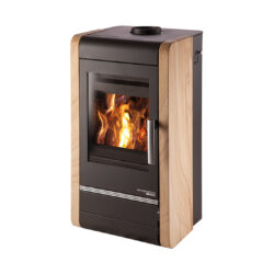 HAAS+SOHN - Kaminofen HAAS+SOHN AVESTA, schwarz/Woodstone Prestige - LÍBI ELEKTRO