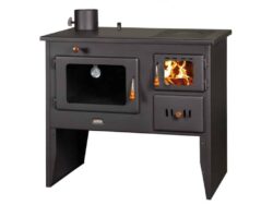 Prity - Festbrennstoffofen mit Warmwasser-Wärmetauscher PRITY W12 1P41, links - LÍBI ELEKTRO