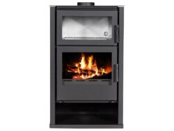 Kaminofen mit Backofen VICTORIA Modena F-w