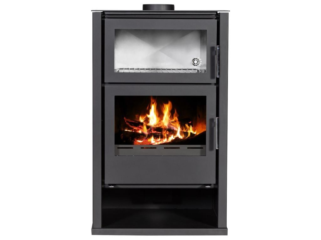 Victoria - Kaminofen mit Backofen VICTORIA Modena F-w - LÍBI ELEKTRO