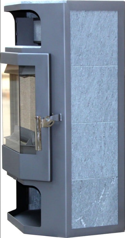 THORMA – Kaminofen THORMA FRANKFURT, grau – LÍBI ELEKTRO