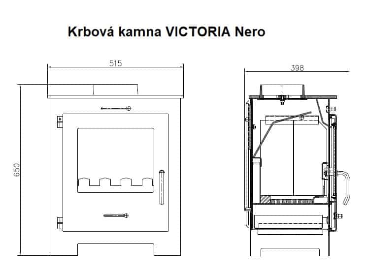 Victoria – Kaminofen VICTORIA Nero – I LOVE ELEKTRO