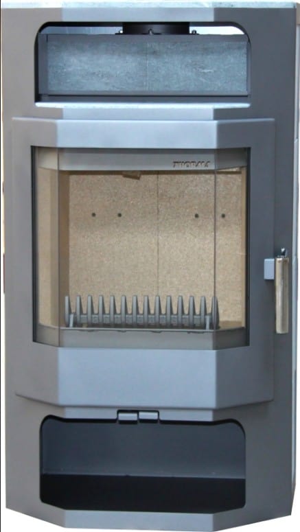 THORMA – Kaminofen THORMA FRANKFURT, grau – LÍBI ELEKTRO
