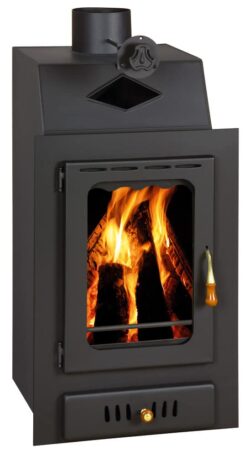 Prity - Kamineinsatz mit Warmwasser-Wärmetauscher PRITY VM W15 - LÍBI ELEKTRO