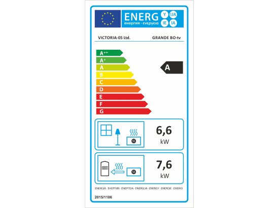 Victoria - Kaminofen mit Wärmetauscher VICTORIA Grande BO-tv - LÍBI ELEKTRO
