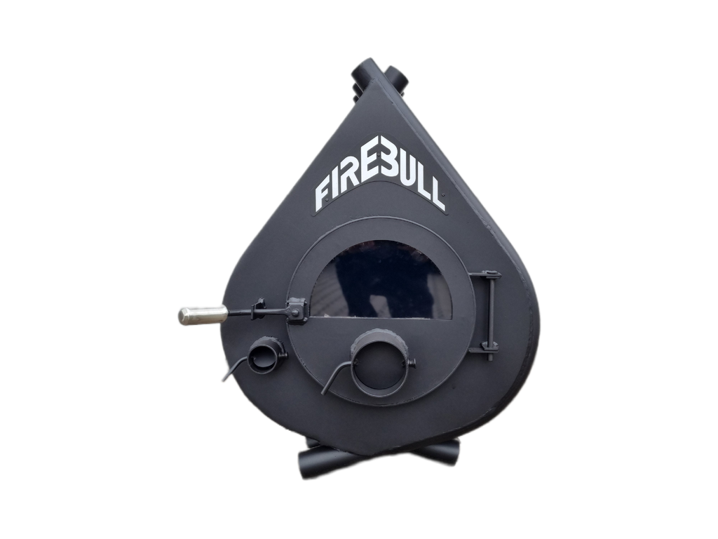 Firebull – Heißluftofen FIREBULL S8, Glastür, Türanschlag links, schwarzes Logo – LÍBI ELEKTRO
