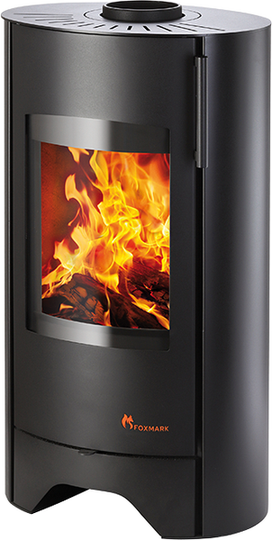 Foxmark – Kaminofen GLOW, Schwarz – LÍBI ELEKTRO