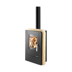 HAAS+SOHN - HAAS+SOHN NORDBY Kaminofen, schwarz/Woodstone Prestige - LÍBI ELEKTRO