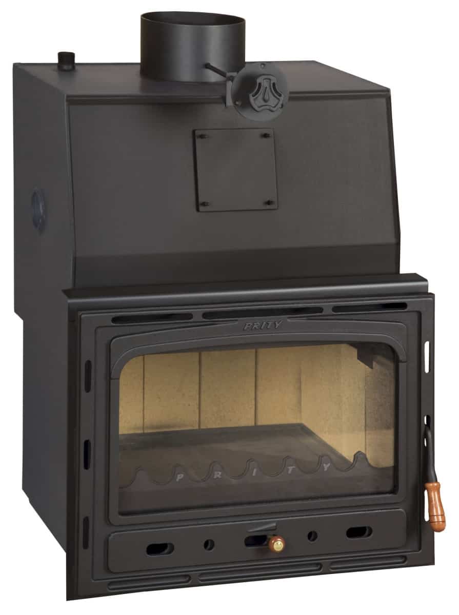 Prity - Kamineinsatz mit Warmwasser-Wärmetauscher PRITY C W28 - LÍBI ELEKTRO