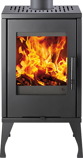 Foxmark – Kaminofen AURORA, Schwarz – LÍBI ELEKTRO