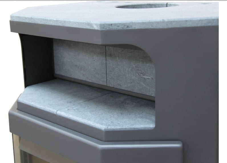 THORMA – Kaminofen THORMA FRANKFURT, grau – LÍBI ELEKTRO